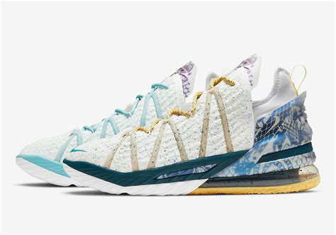 Nike LeBron 18 "Reflections Flip" DB8148-100 Release Info | SneakerNews.com