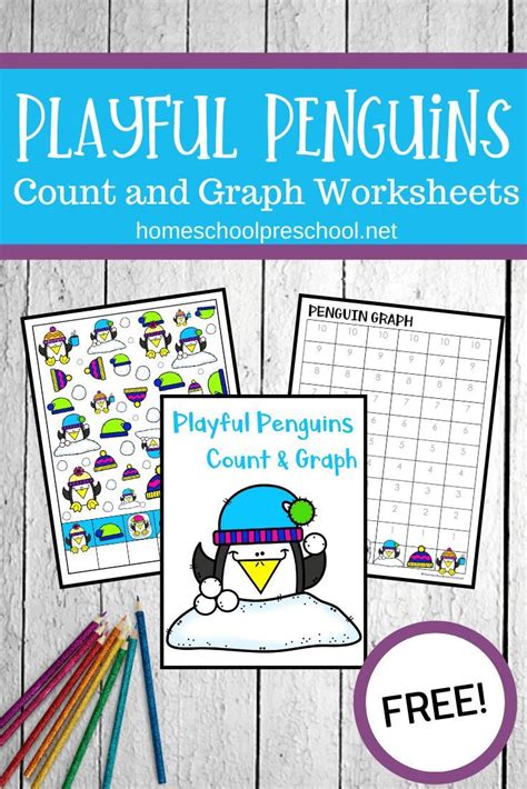 Don’t miss these penguin count and graph worksheets! They are perfect ...