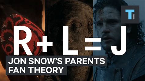 Jon Snow's Parents Fan Theory - YouTube