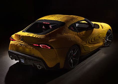 This full-scale LEGO Toyota Supra can be driven up to 28 km/h! - AutoBuzz.my