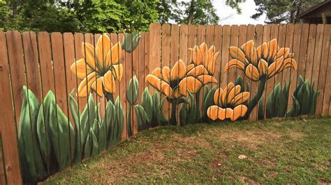 Pin by Vickie Paul on Fence art | Garden fence art, Garden mural ...