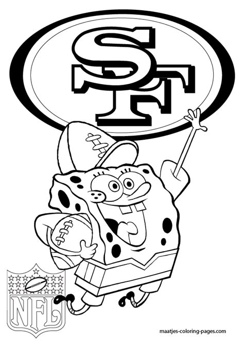 49ers Logos Coloring Pages Coloring Pages