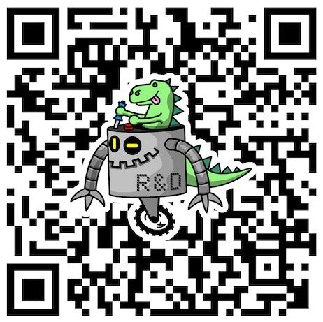 Robots and Dinosaurs QR code | Made in GIMP and inspired by … | Flickr