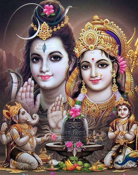 Shiv Parivar | Shiva art, Shiva, Lord shiva family