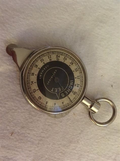 Vintage Opisometer Map Measure Tool Germany Inch To Foot | #1889966985