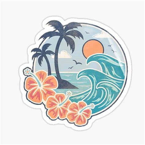 "aesthetic summer sticker" Sticker for Sale by Lordenzoo | Redbubble