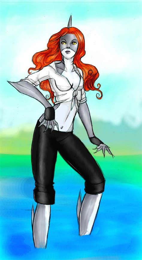 Shark Lady by Sluagh on DeviantArt