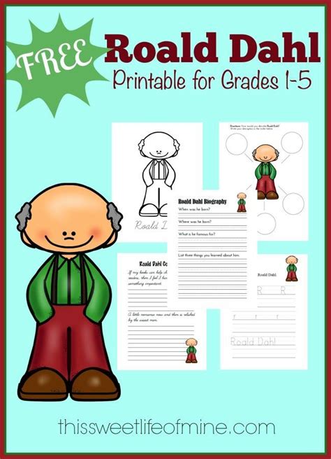 Roald Dahl Unit with FREE Printable | Roald dahl activities, Roald dahl ...