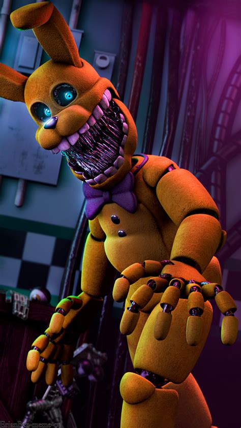 Into the Pit Spring Bonnie. - fivenightsatfreddys | Arte delle anime, Immagini, Arte