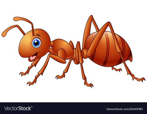 illustration of Happy ant cartoon. Download a Free Preview or High Quality Adobe Illustrator Ai ...