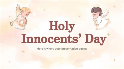 Holy Innocents' Day | Google Slides & PowerPoint