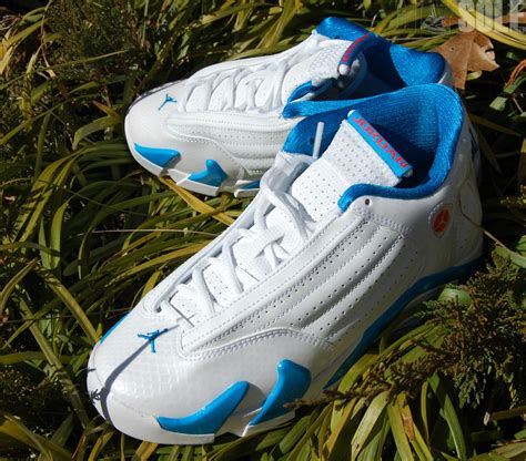 Air Jordan XIV Retro GS - White/Siren Red-Neptune Blue