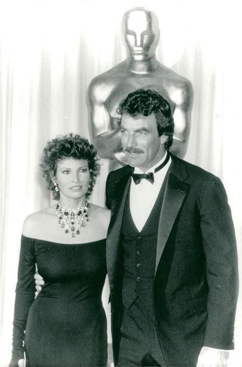 Tom Selleck and Raquel Welch at the Oscars | Raquel welch, Rachel welch, Celebrities