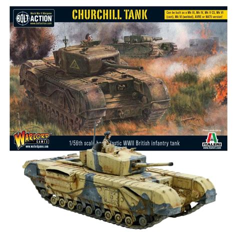 Buy Bolt Action Tank- Warlord Games Churchill Infantry Tank 28mm ...