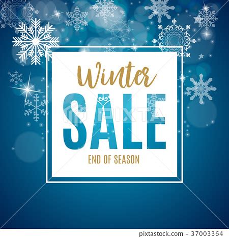 End of Winter Sale Background, Discount Coupon - Stock Illustration [37003364] - PIXTA