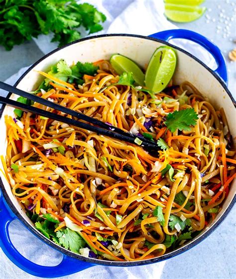 Spicy Thai Noodles (Quick and Easy) - Sprinkles and Sprouts