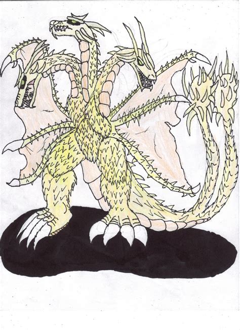 animated King Ghidorah by Bludgeon589 on DeviantArt