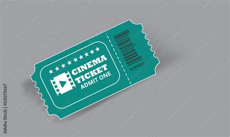 Movie ticket template design 2022, chine movie ticket design with background Stock Vector ...