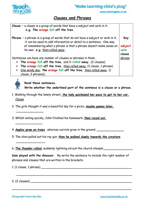 Adjective Phrase Worksheets - Free Printable Adjectives Worksheets