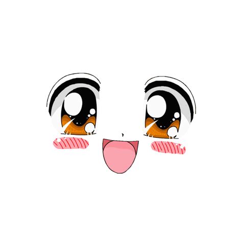 Cute Anime Face Png | Cute animal clipart, Cute girl drawing, Anime chibi