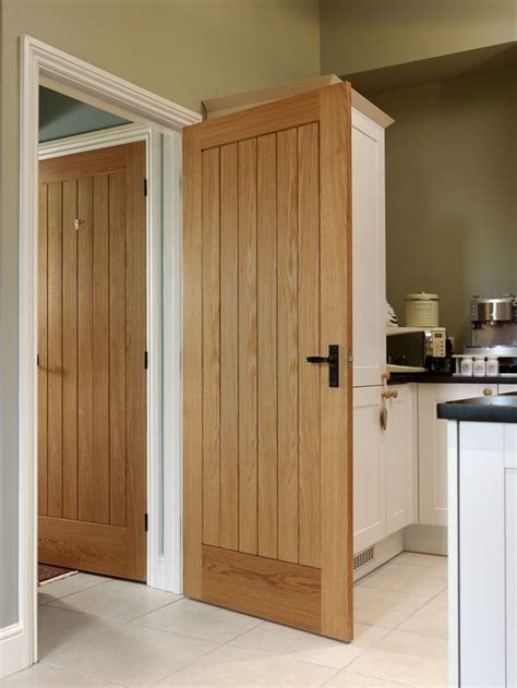 Rich Natural Oak Interior Doors | Oak interior doors, Wood doors ...