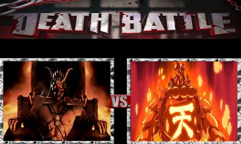 Shao Kahn vs. Akuma by ScarecrowsMainFan on DeviantArt