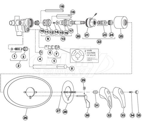 Symmons Shower Valve Parts Diagram