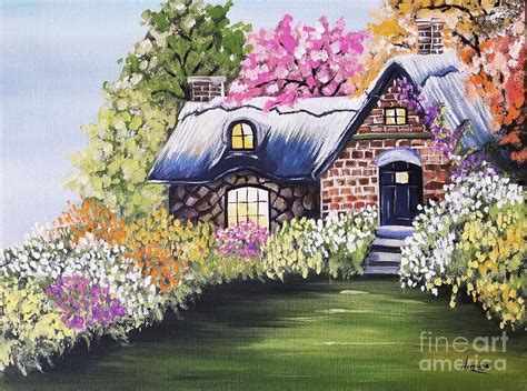 Spring Beauty Painting by Nermine Hanna - Fine Art America