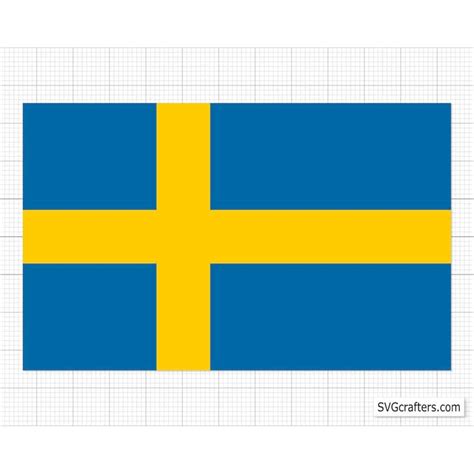 Flag of Sweden Svg Png, Swedish Svg, Sweden Flag, Sweden fla - Inspire Uplift