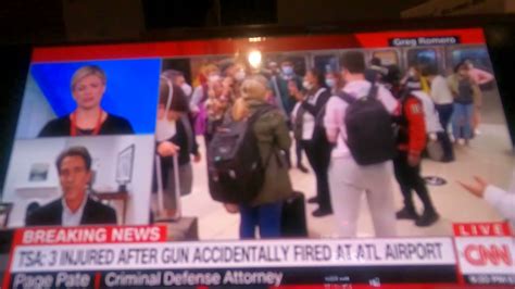 Gun Fire at Atlanta Airport - YouTube