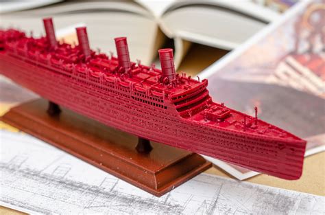 3D printed historical ocean liners - RMS Aquitania