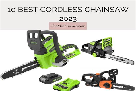 10 Best Cordless Chainsaw 2023 | Top Reviews & Buying Guide