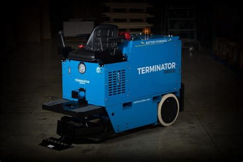 Professional Flooring Supply - Terminator T3000EI Ride-On Floor Scraper - Battery Powered ...