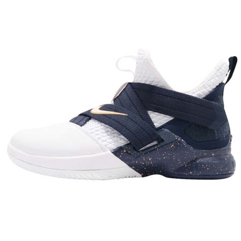 Nike LeBron Soldier 12 SFG GS White Midnight Navy AO2910100 ...