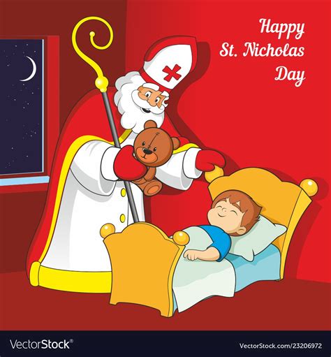 St nicholas day Royalty Free Vector Image - VectorStock