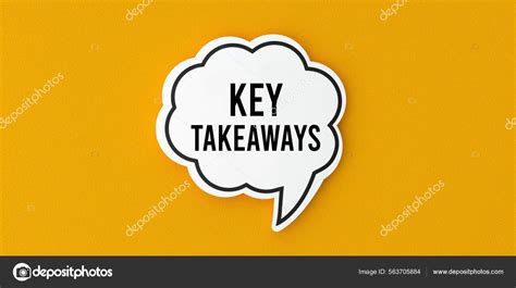 Speech Key Takeaways Stock Photo by ©ferencsol49 563705884