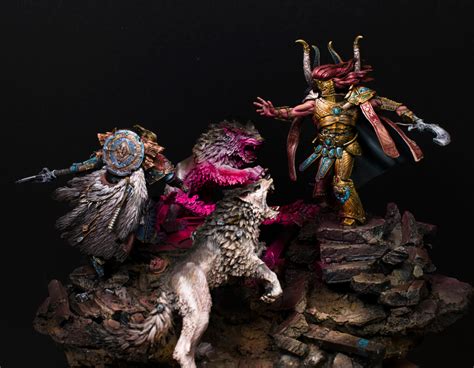 Magnus vs Leman Russ – Arnau Miniatures