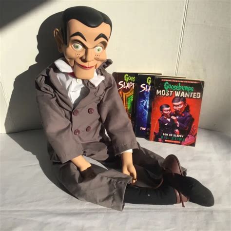 RL STINE'S GOOSEBUMPS 30" Slappy Ventriloquist Dummy &3 Slappy Books $76.89 - PicClick CA