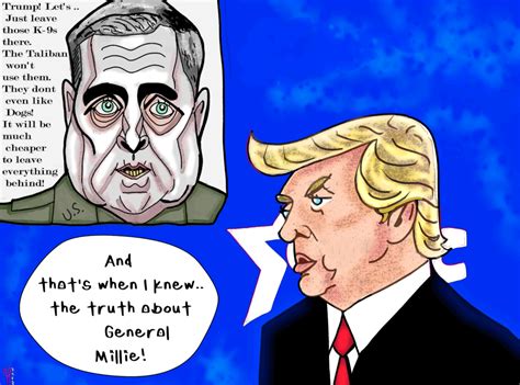 President Donald Trump and General Millie CPAC 2023 Political cartoon nft – Political Cartoon