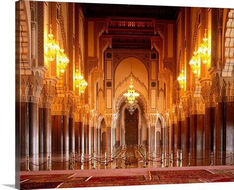 Morocco, Casablanca, Mosque Hassan II, interior Wall Art, Canvas Prints, Framed Prints, Wall ...