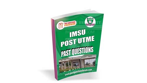 IMSU Post UTME Past Questions and Answers PDF Download 2022