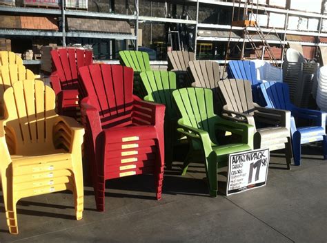 ADIRONDACK CHAIRS IN MULTIPLE COLORS...WHO KNEW?