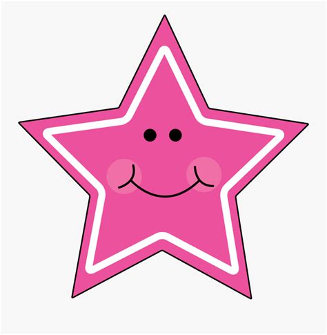 Pink Stars Clipart Star Clip Art Image Present - Shape Clipart , Free ...