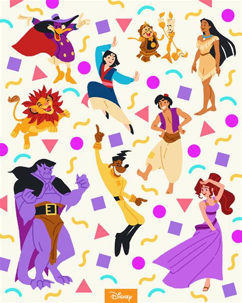 90s Disney characters :: Behance