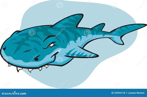 Cartoon Tiger Shark Stock Photo - Image: 22995110