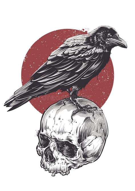 Raven Stock Illustrations – 11,854 Raven Stock Illustrations, Vectors ...