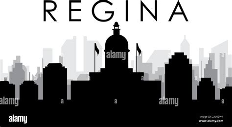 Cityscape skyline panorama of REGINA, CANADA Stock Vector Image & Art ...