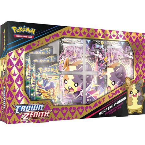 Pokemon TCG: Crown Zenith: Premium Playmat Collection Morpeko V-UNION ...