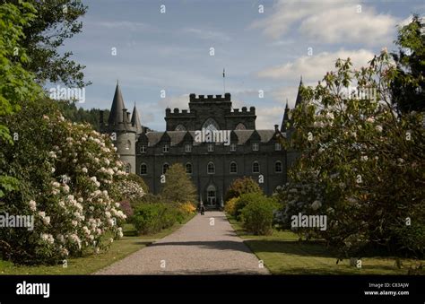 SCOTLAND; ARGYLL & BUTE; INVERARAY CASTLE (HOME OF DUKE & DUCHESS OF ...