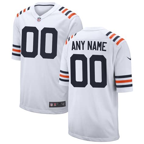 Men's Nike White Chicago Bears 2019 Alternate Classic Custom Game Jersey